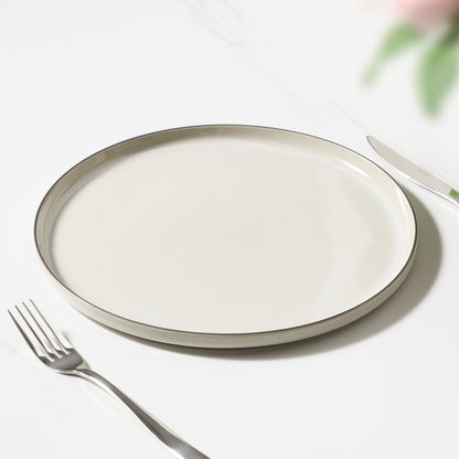 Service de 4 assiettes plates Creamy