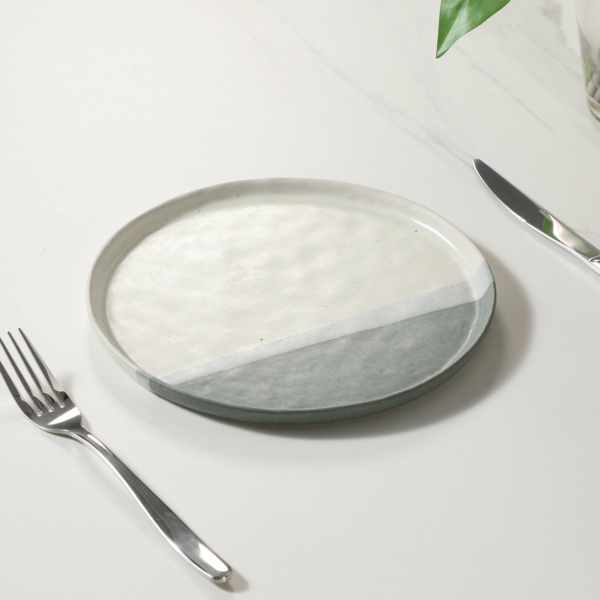 Service de 4 assiettes à dessert Matty