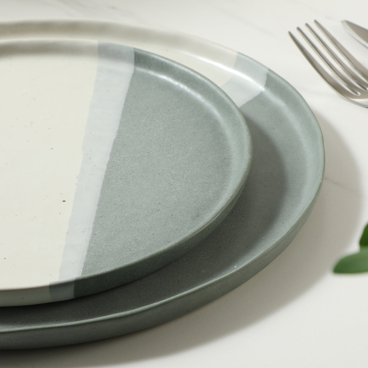 Service de 4 assiettes à dessert Matty