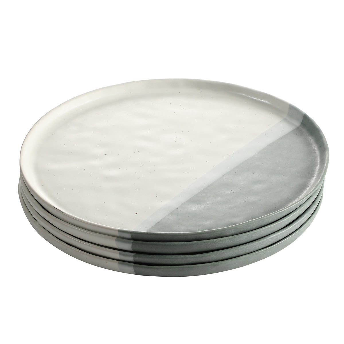 Service de 4 assiettes plates Matty