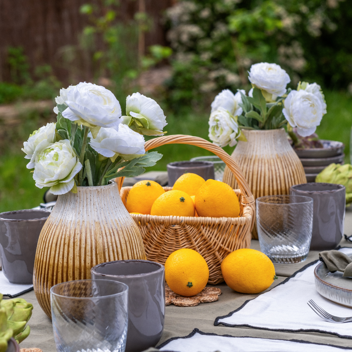 Tige de Renoncule Nora ouverte