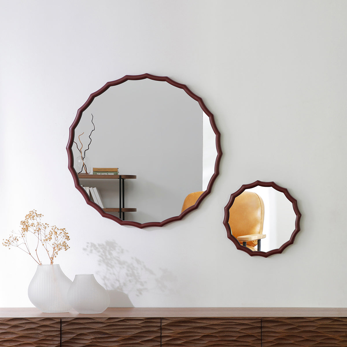 Miroir rond Ondine 76cm