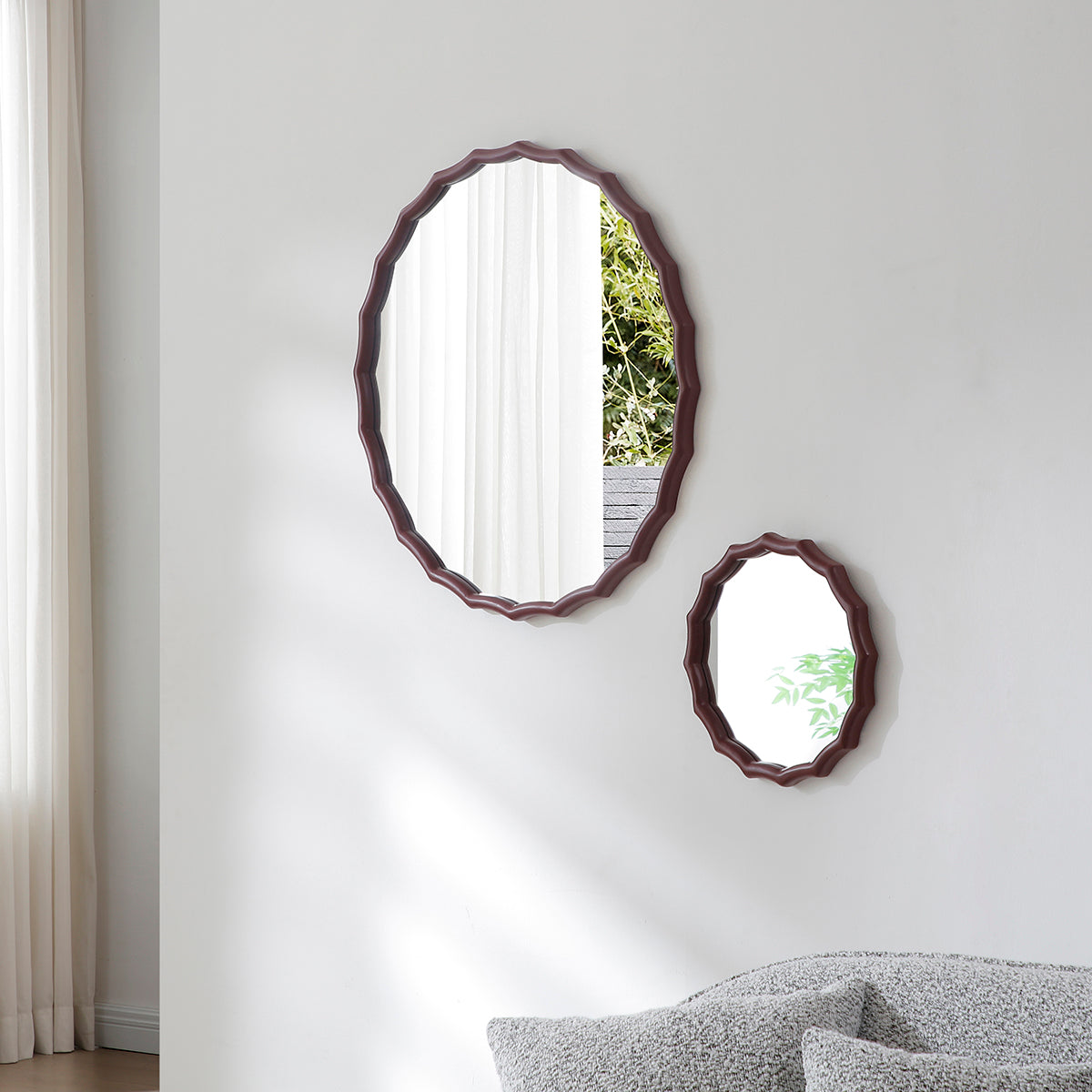 Miroir rond Ondine 38cm