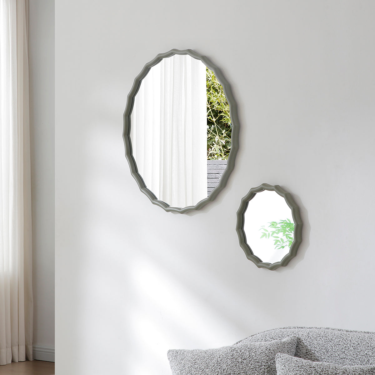 Miroir rond Ondine 38cm
