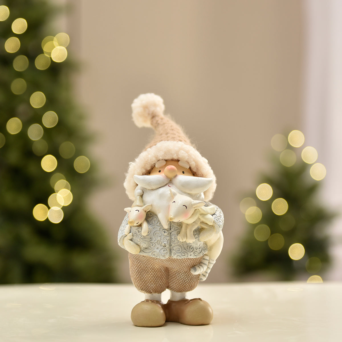 Figurine Père Noël Pastel