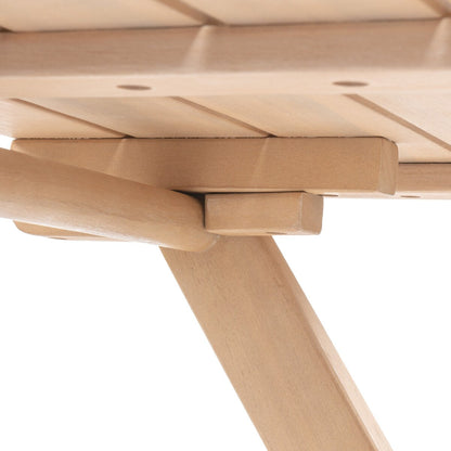 Cadiz Modern Coastal 3-Piece Acacia Wood Outdoor Folding Bistro Set, by JONATHAN Y