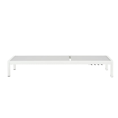 Cape Coral Outdoor Aluminum Chaise Lounge (Set of 2) by Christopher Knight Home - 77.56 D x 25.20 W x 11.80 H