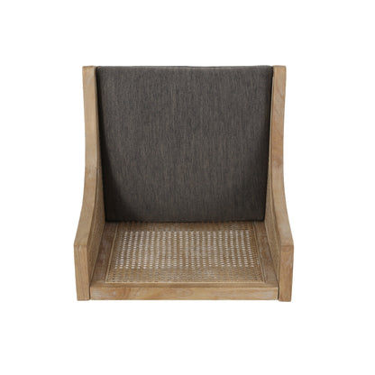 Christopher Knight Home Cataldo Fabric Upholstered Wood and Cane 25.5-Inch Counter Stools (Set of 2)