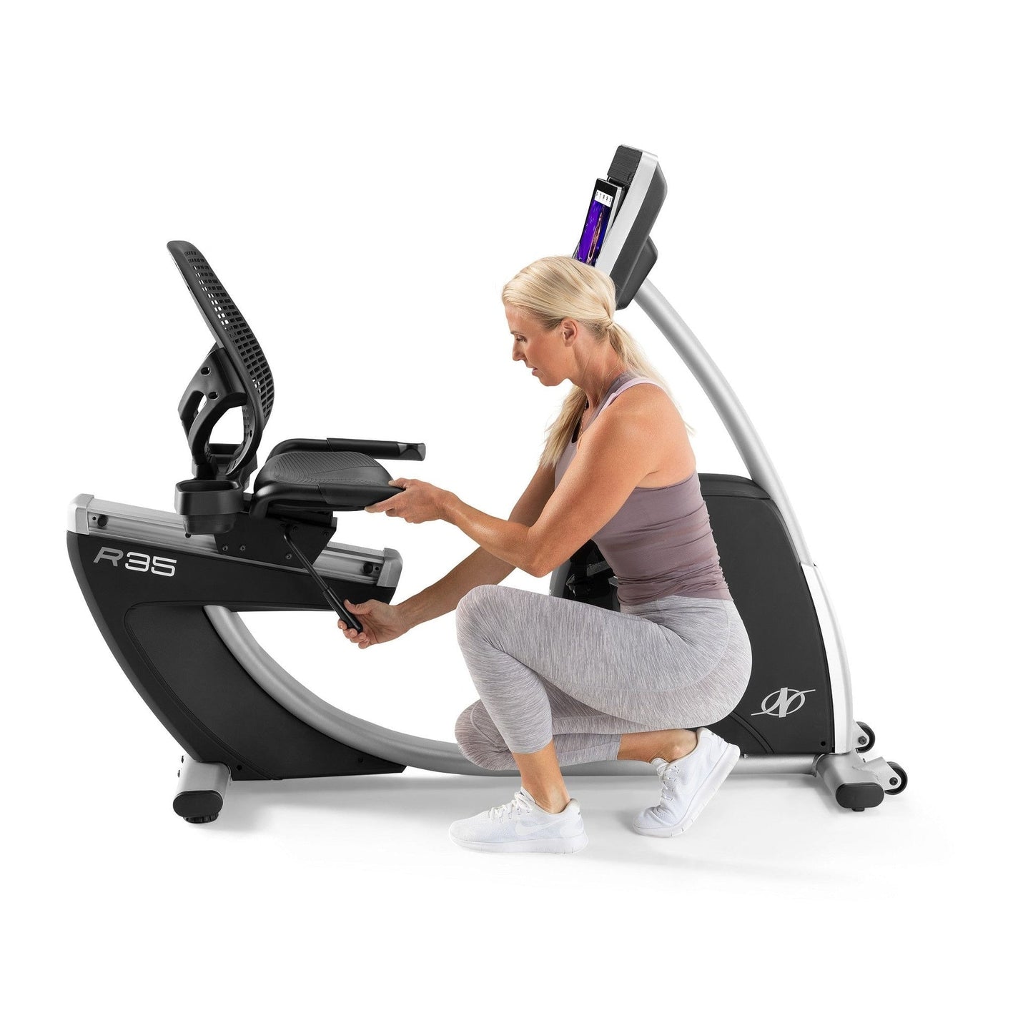 NordicTrack Commercial Series R35; iFIT-enabled Recumbent Exercise Bike with 14 Touchscreen
