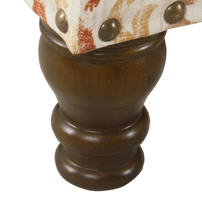 Copper Grove Muscari Upholstered Storage Bench with Nailhead Trim