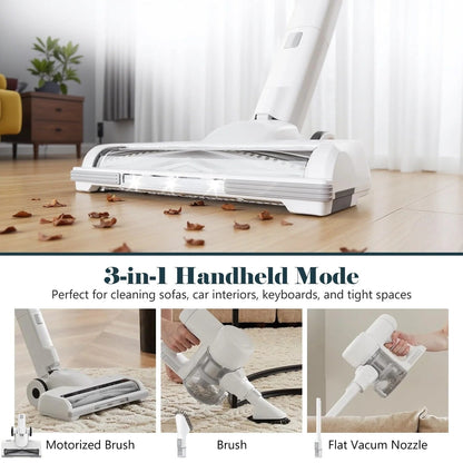 Cordless 3-in-1 Stick Vacuum Cleaner, Lightweight for Carpet, Hard Floors, Pet Hair, and Home Cleaning