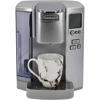 Cuisinart Single Serve Coffee Maker, 72oz, Programmable, Steel