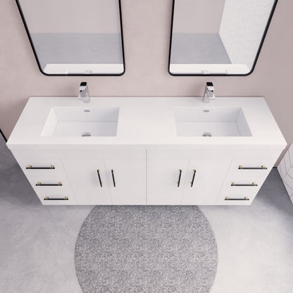 Eliza 72'' Freestanding Vanity with Double Sink