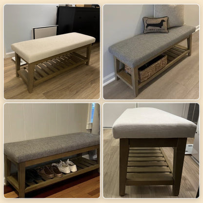 Entryway Shoe Bench Storage Bench Upholstered Bench