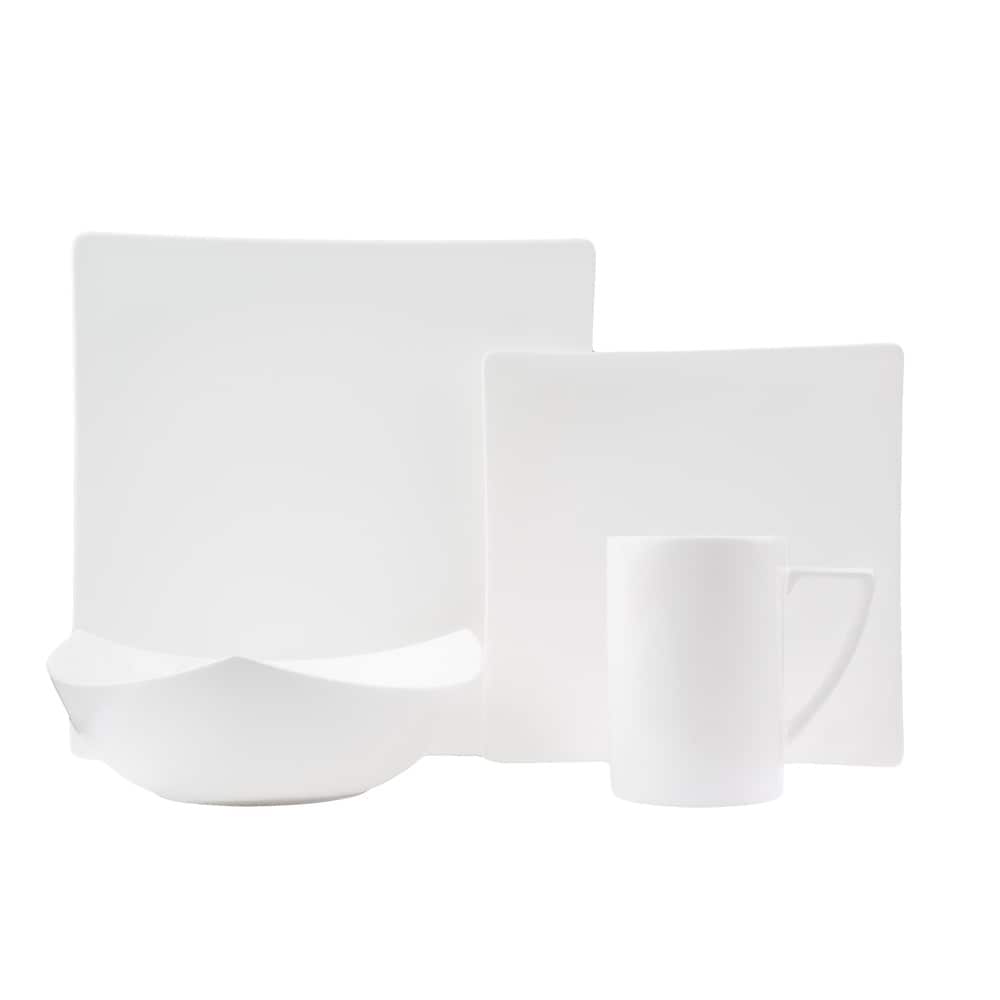Red Vanilla Extreme White 16-piece Dinner Set