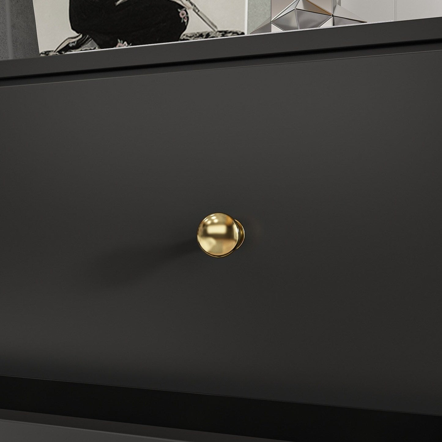 10 Drawer Double Dresser for Bedroom White Dresser Wide Storage