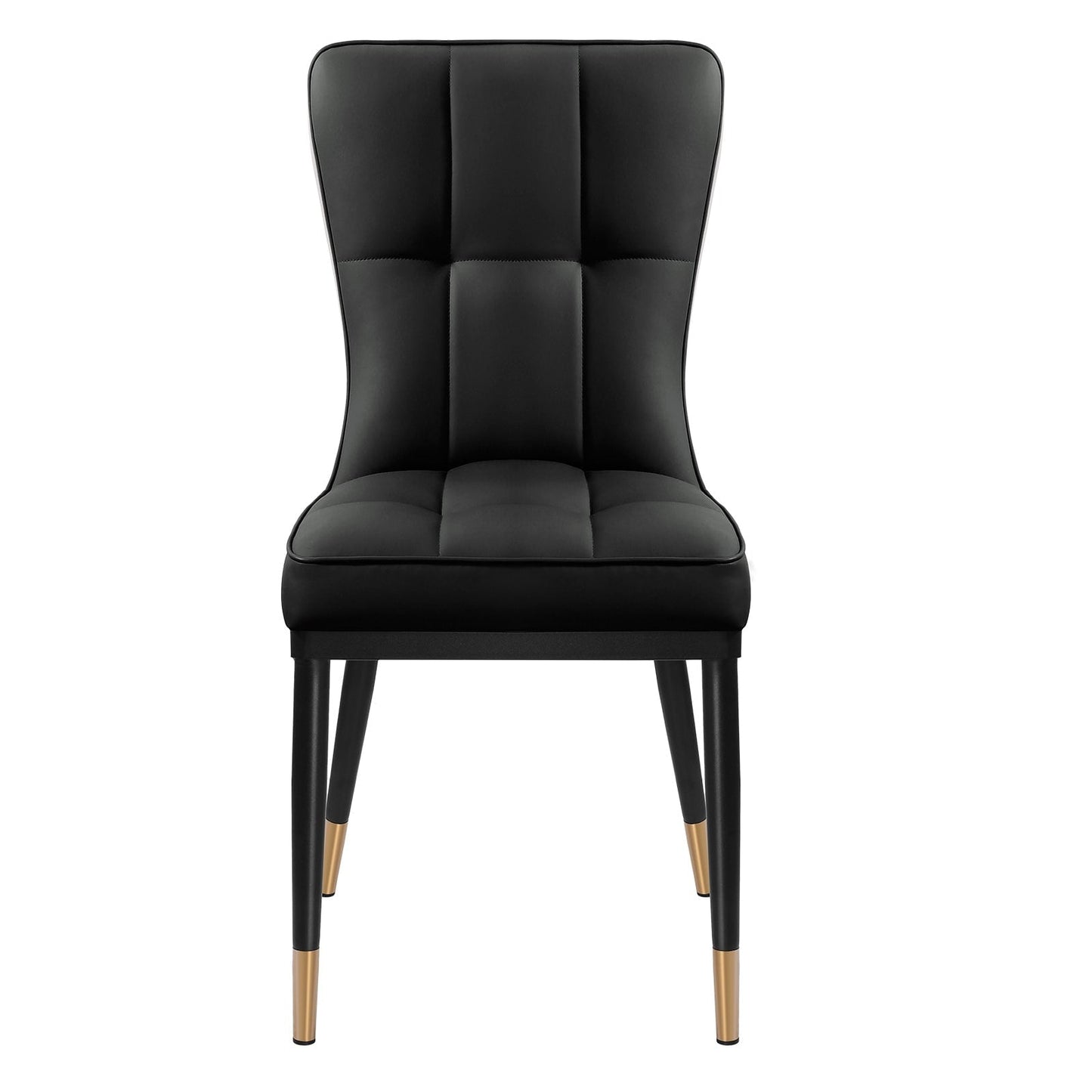 Faux Leather Upholstered Dining Chairs Set of 2/4