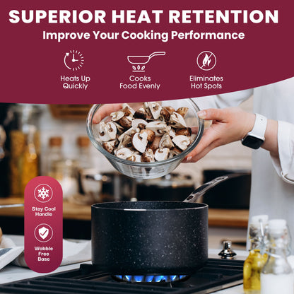 Granitestone 20 Piece Nonstick Pots and Pans Cookware and Bakeware Set