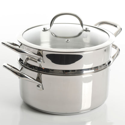 Heavy Duty Stainless Steel Cookware 10 Piece Set