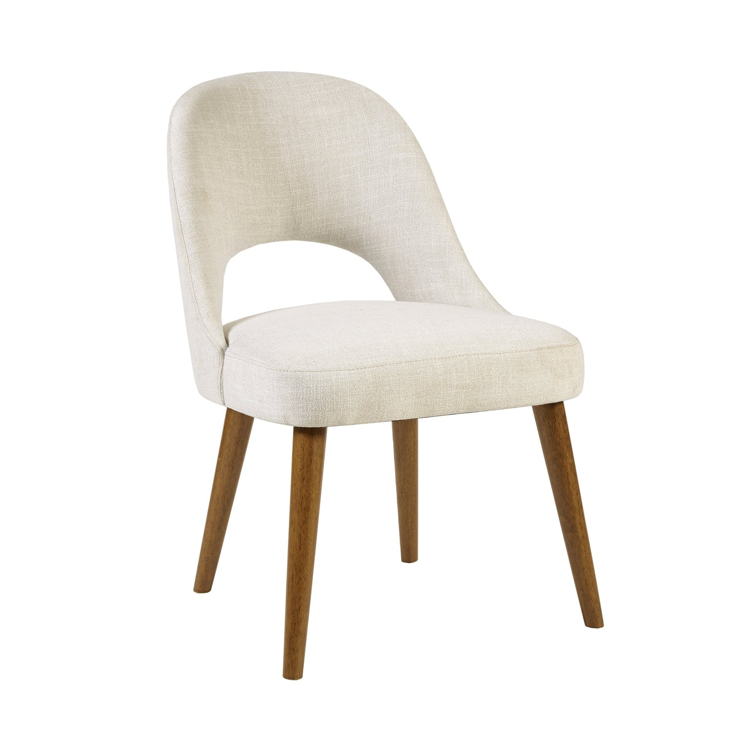 INK IVY Nola Upholstered Dining Side Chairs with Cutout Back design (Set of 2)