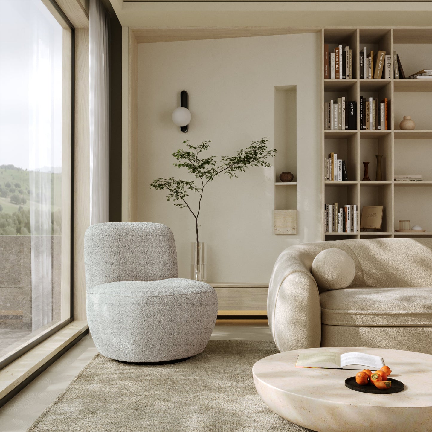 Fauteuil pivotant Jena