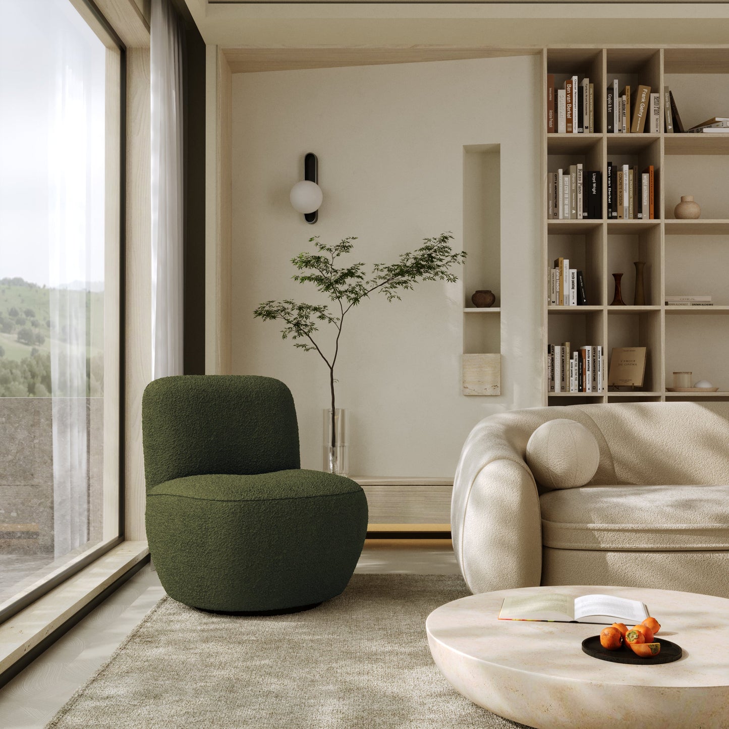 Fauteuil pivotant Jena