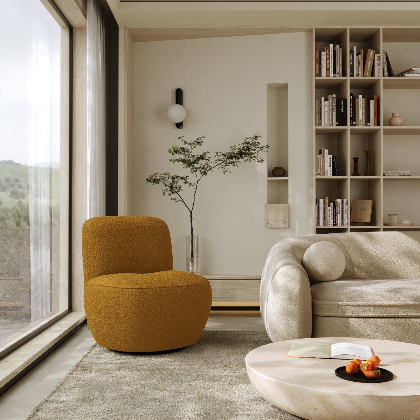 Fauteuil pivotant Jena