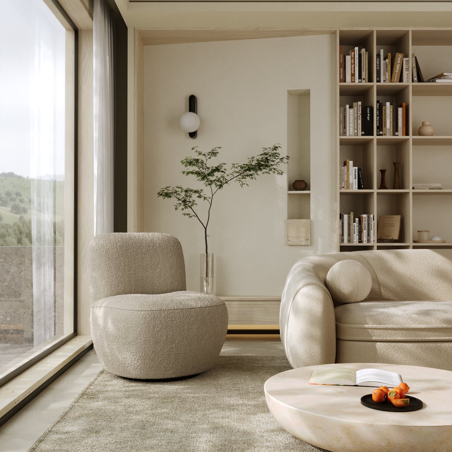 Fauteuil pivotant Jena