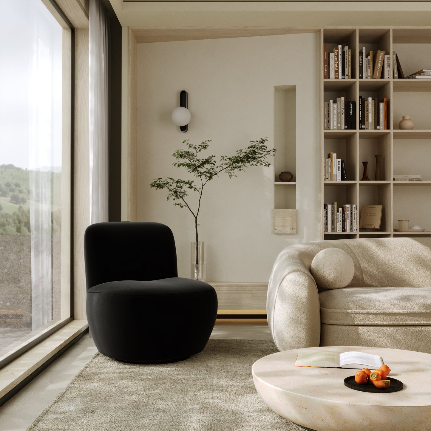 Fauteuil pivotant Jena