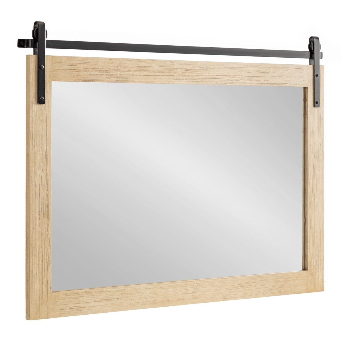 Kate and Laurel Cates Rustic Rectangular Wall Mirror