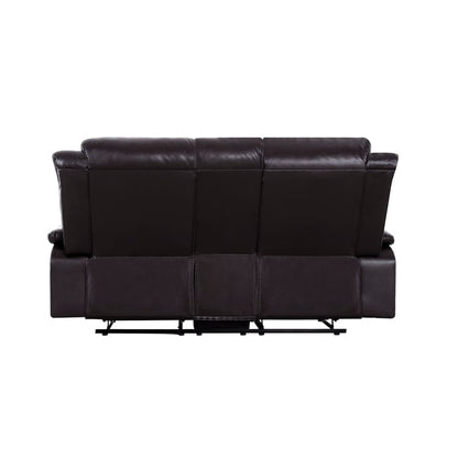 Leather Manual Recliner Sofa Collection for Living Room Leather Reclining Furniture for Home Office Living Room
