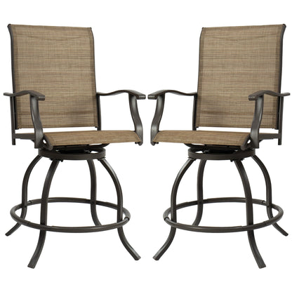 Kozyard Isabella High Swivel Bar Stools/Chair Set