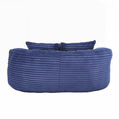 Lazy Sofa Durable Comfort Lounger High Back Bean Bag Chair Couch for Adults and Kids - 2 Seat