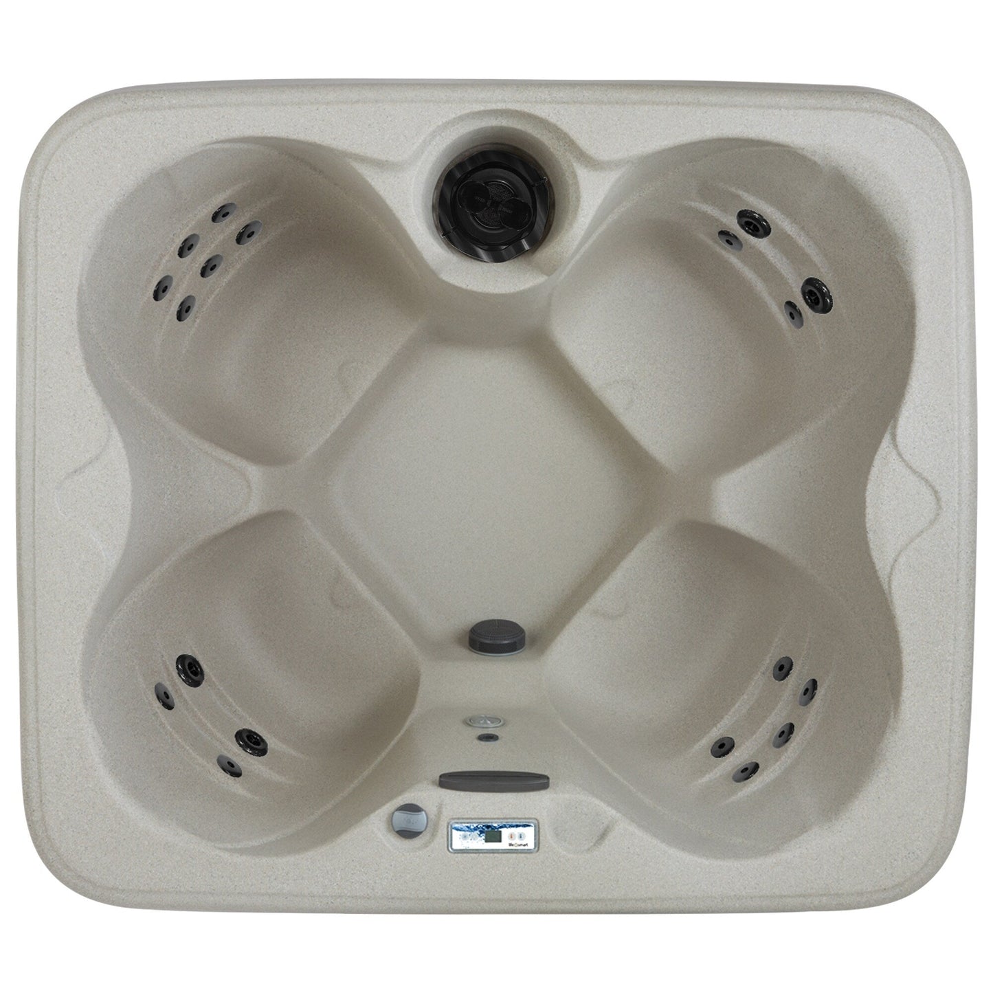 Lifesmart LS100DX 4-Person 20-Jet 110v Plug and Play Spa with Waterfall
