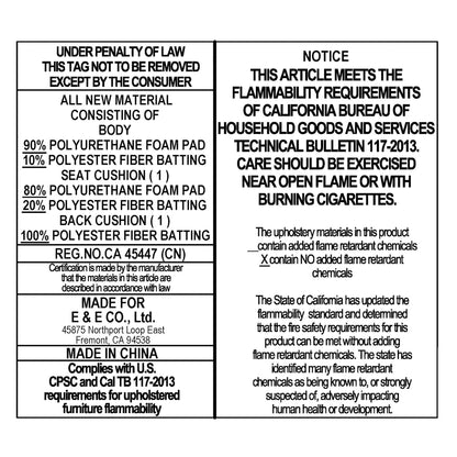 Madison Park Donohue Turned Wood Frame Armchair