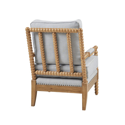 Madison Park Donohue Turned Wood Frame Armchair