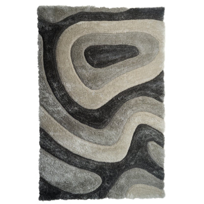 Mateos Shag Abstract Designed Area Rug