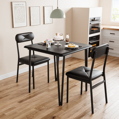 Modern kitchen Dinner Table Set for Dining Room - 3-Piece