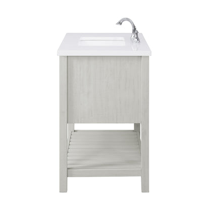 Monterey 37 Farmhouse Single Bathroom Vanity with Top