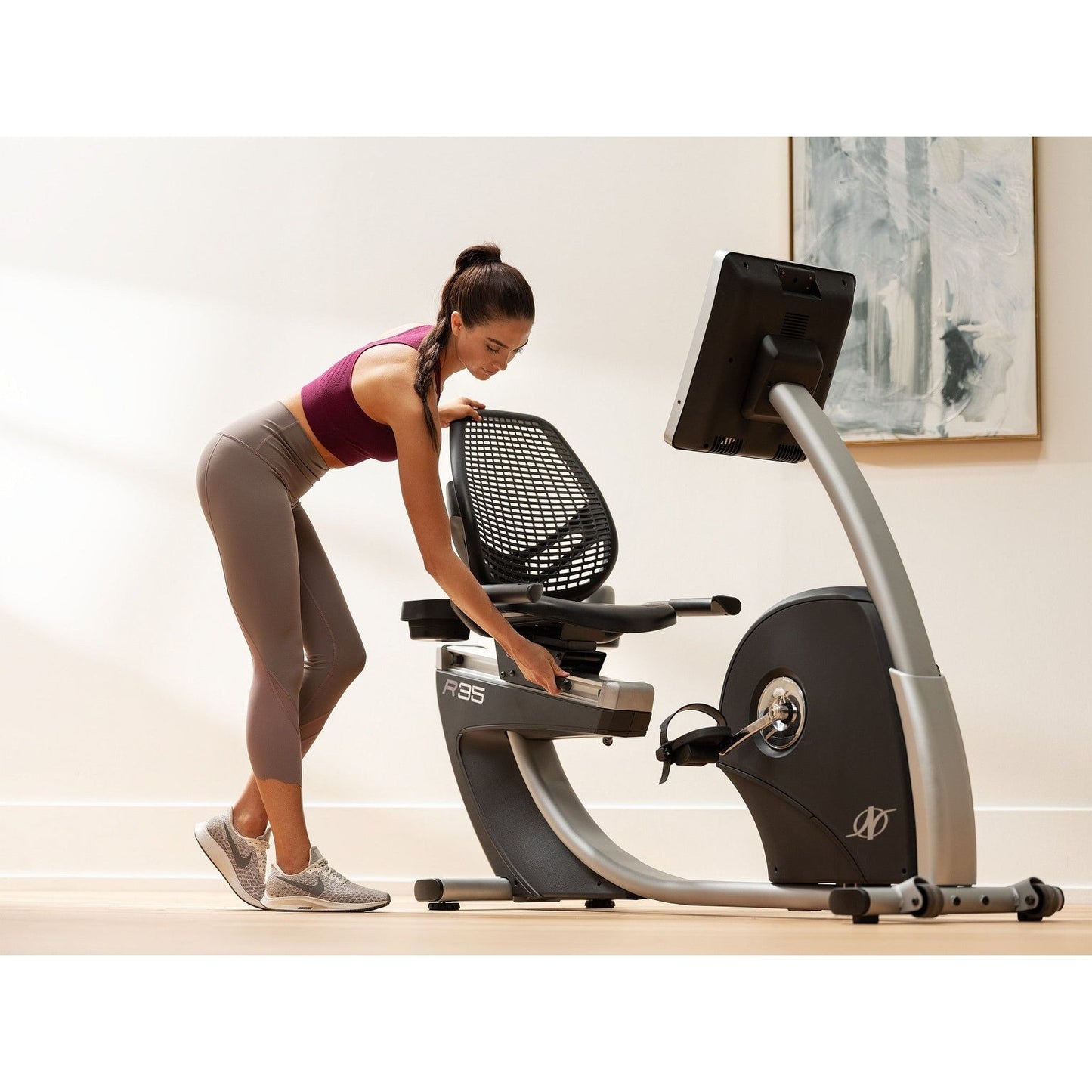 NordicTrack Commercial Series R35; iFIT-enabled Recumbent Exercise Bike with 14 Touchscreen