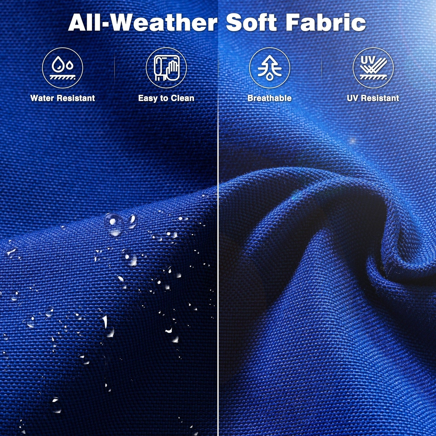 OVIOS 8-piece Patio Wicker Furniture Swivel Chair Set