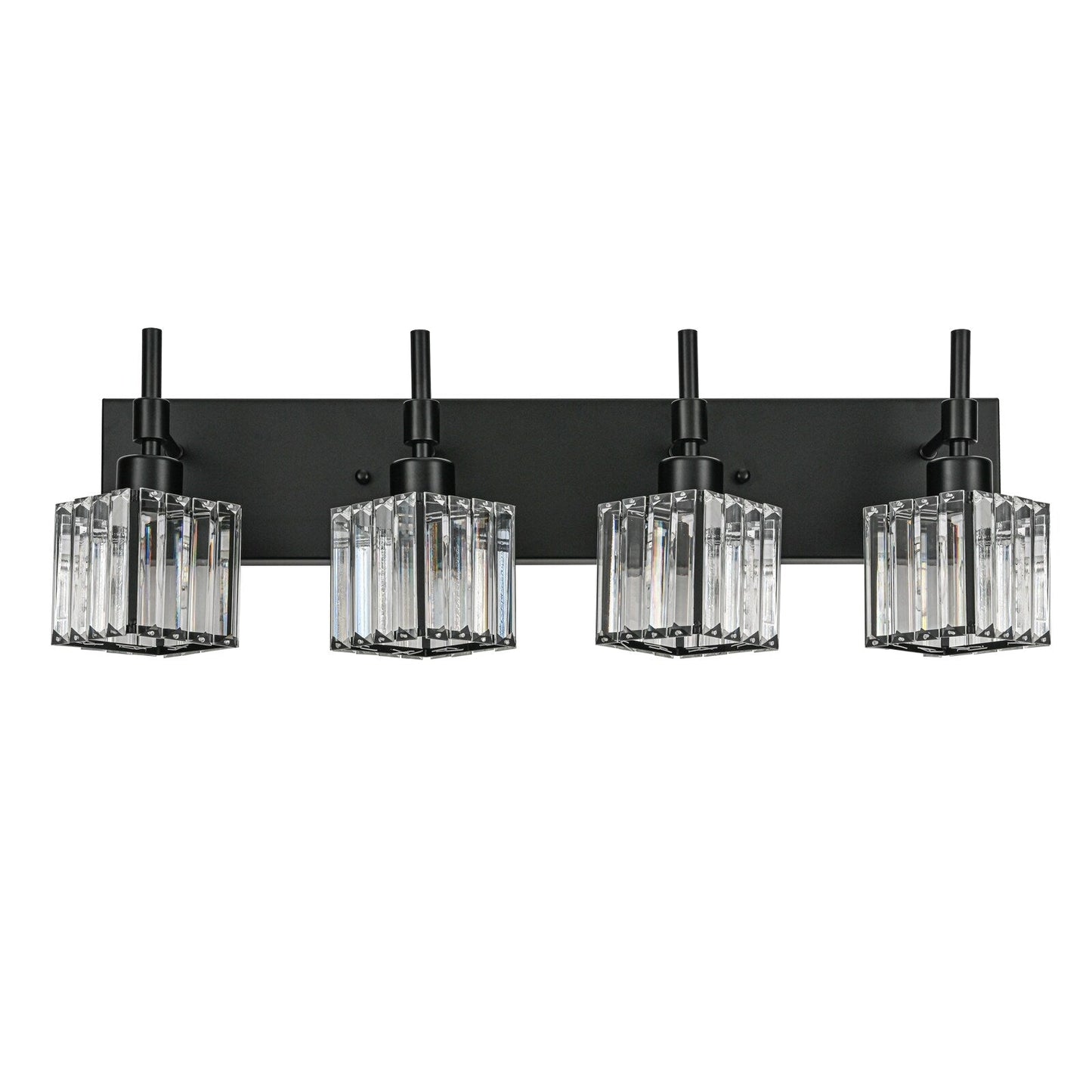 Ora Modern Dimmable Crystal Bathroom Light Fixtures Over Mirror Glam Vanity Lights