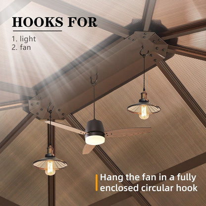 EROMMY Hardtop Gazebo,Outdoor Pergola with Double Roof & Netting & Curtains,Heavy Duty Canopy for Patio, Backyard, Pool party