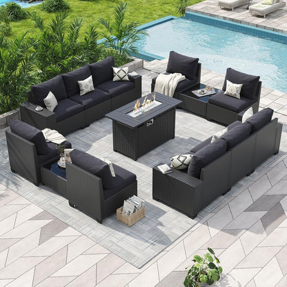 Outdoor Patio Furniture Sets with 4in Thicken Cushion