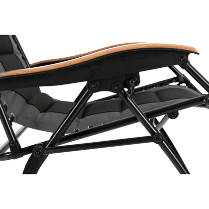 Oversize XL Padded Zero Gravity Lounge Chair Wider Armrest Adjustable Recliner with Cup Holder - N/A