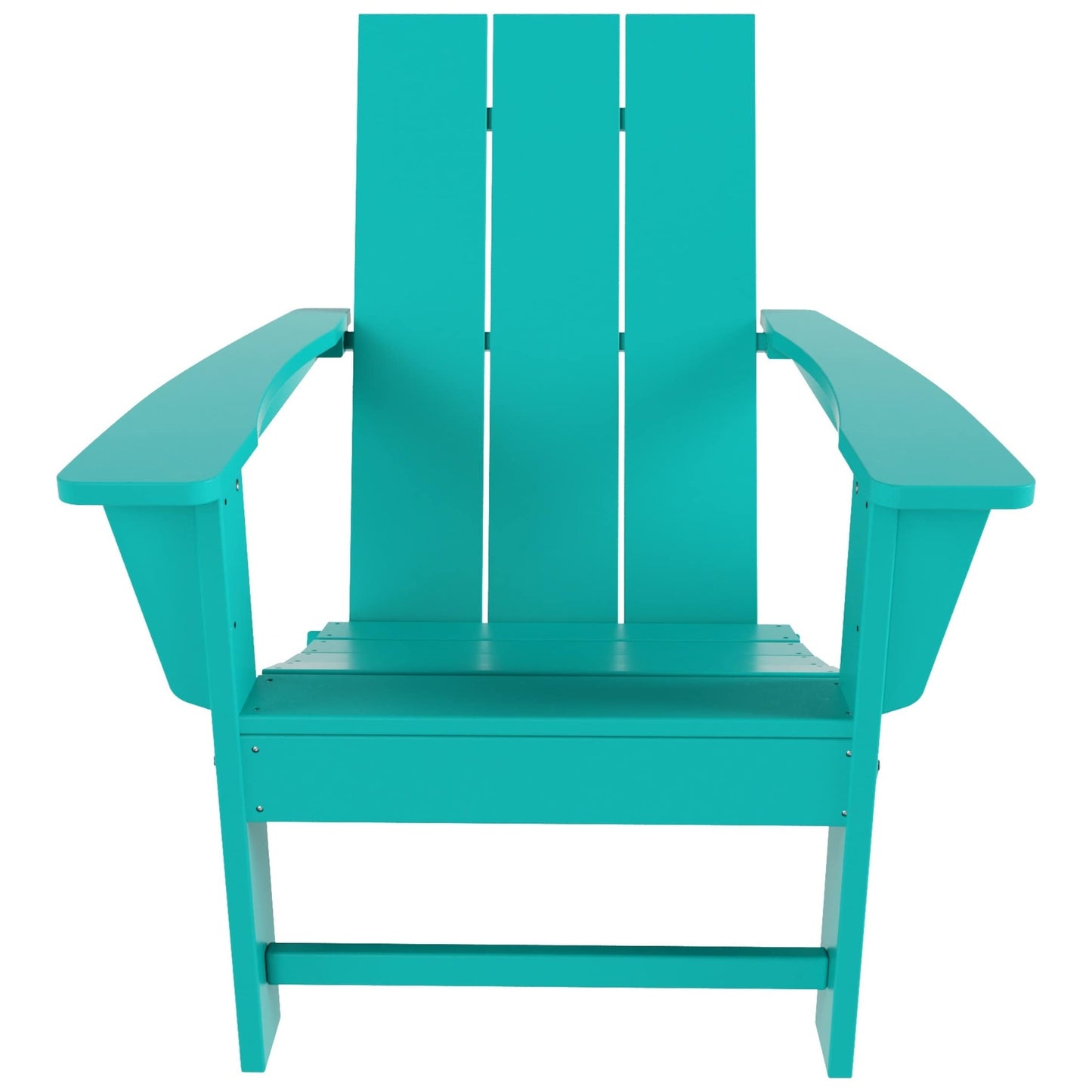 Polytrends Shoreside Modern Eco-Friendly All Weather Commercial-Residential Folding Adirondack Chair