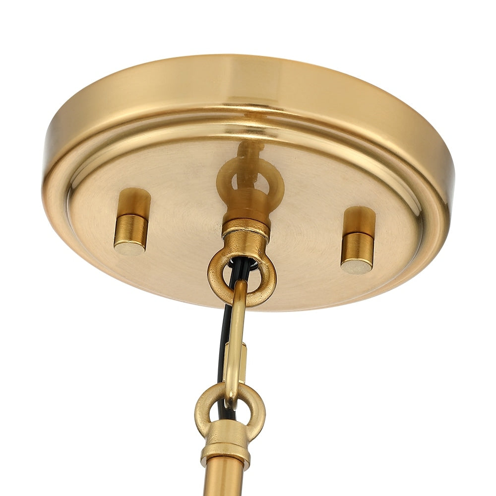 Piersan 5-Light Modern Bohemian Chandelier with Tiered Rattan Shade - 26 in. W