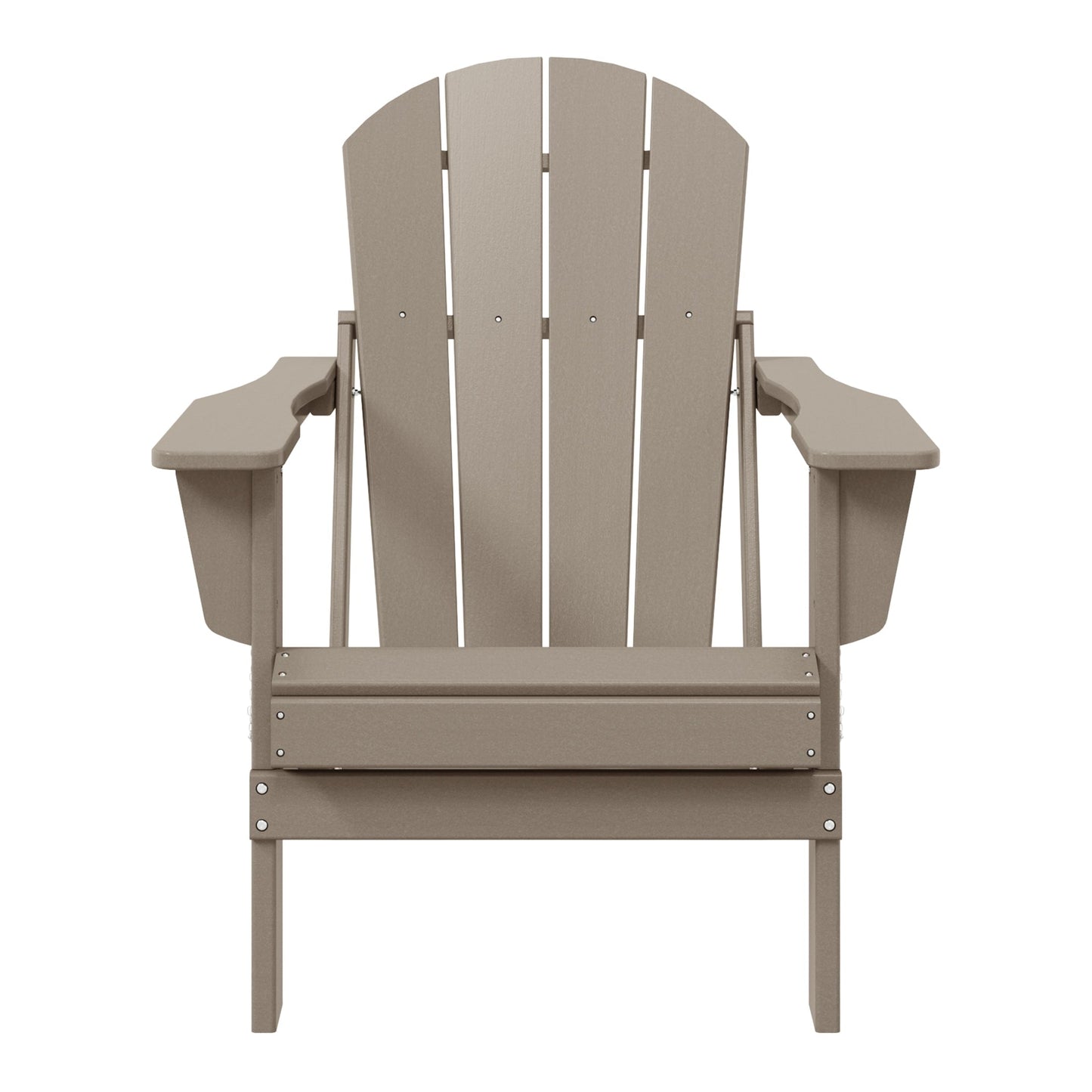 Polytrends Laguna Fade Resistant All Weather Outdoor Patio Folding Adirondack Chair