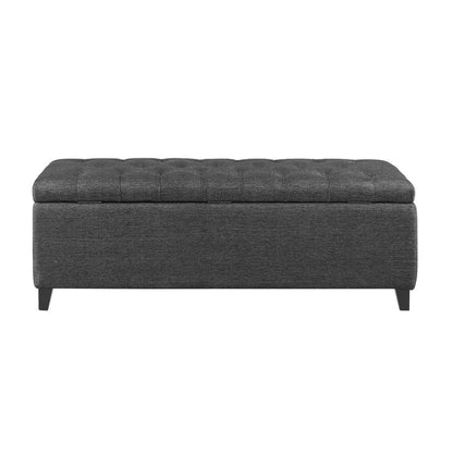 Madison Park Sasha Tufted Top Upholstered Storage Bench