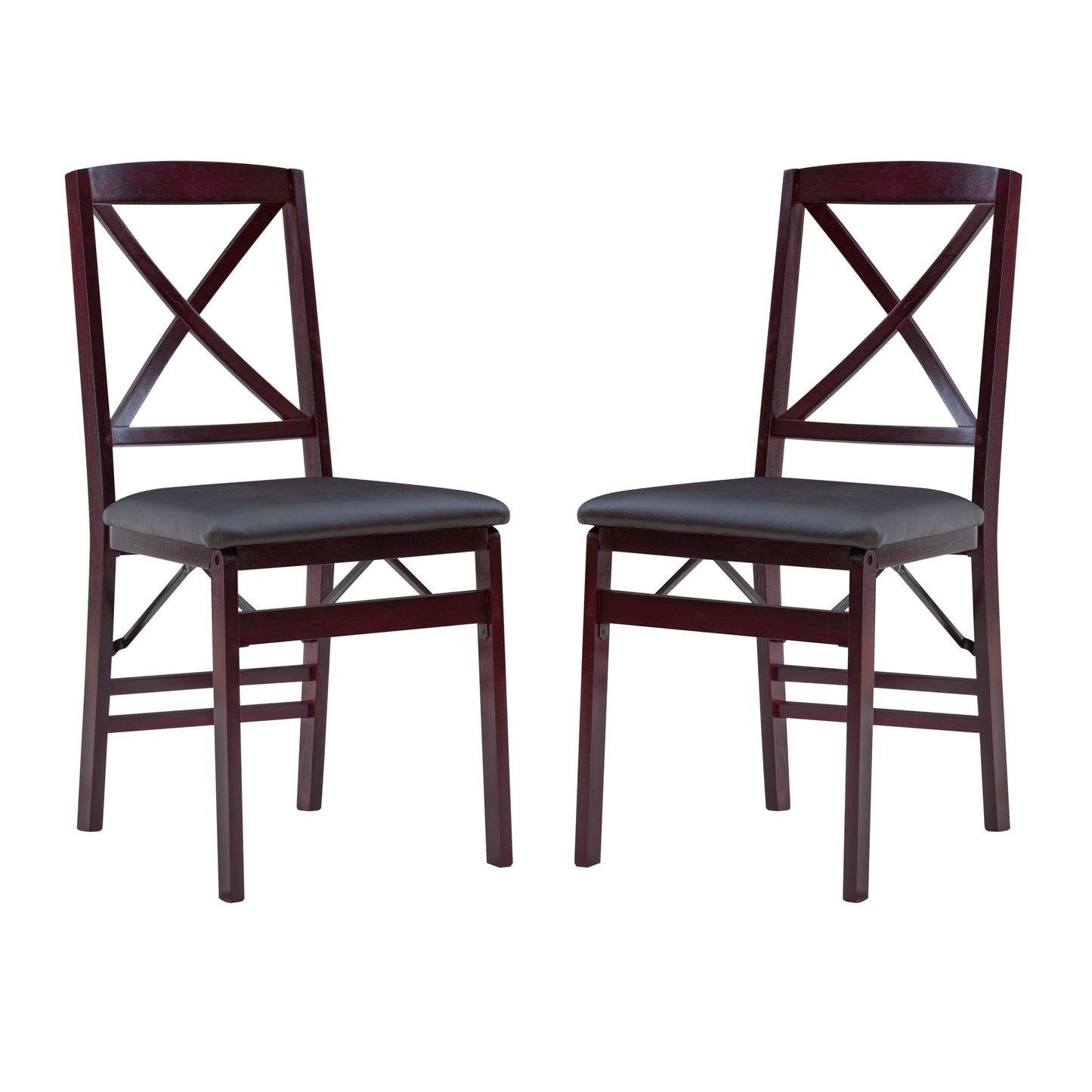 Porch & Den Espresso Folding Chair (Set of 2)